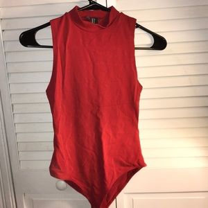 Red bodysuit